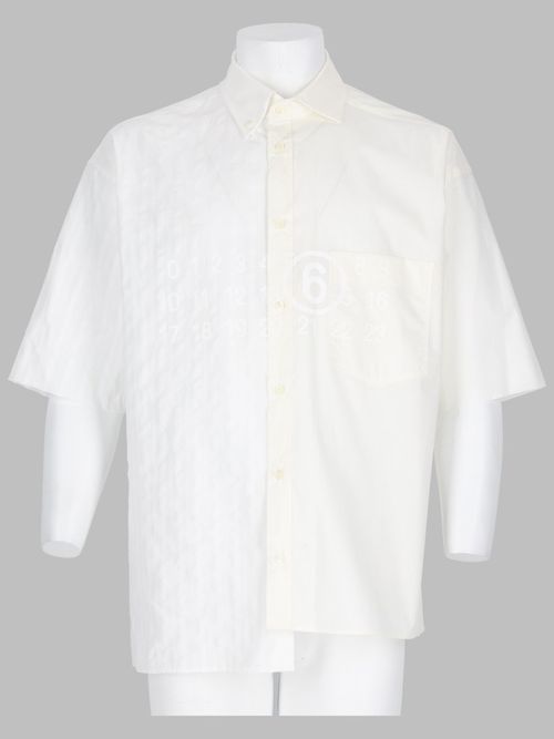 Oversized Short-Sleeve Button-Up Shirt