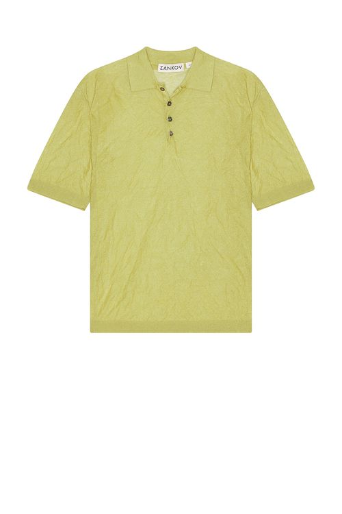 Zankov Luke Polo in Peridot - Mint.  S also in