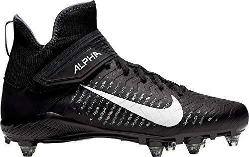 Nike Alpha Menace Pro 2 Mid Football Cleats White/Purple-Black BV3945-104