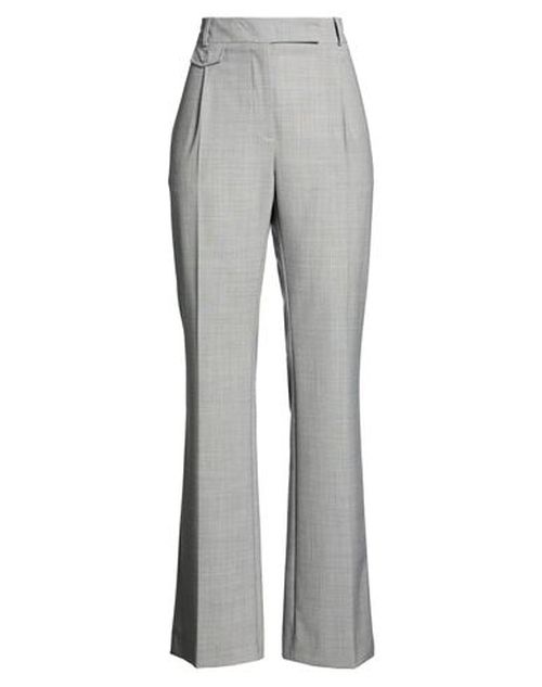 Woman Pants Grey Size 6 Polyester, Virgin Wool, Elastane