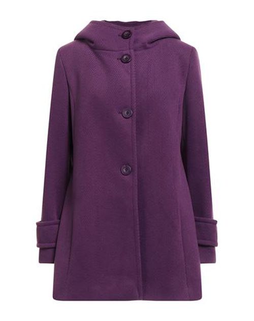 Woman Coat Mauve Size 4 Polyester