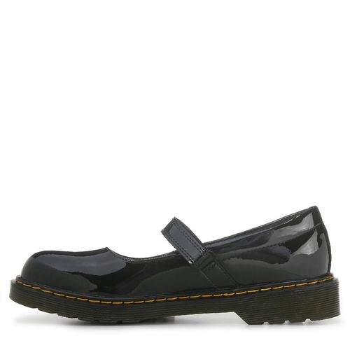 Kids' Maccy Mary Jane Ballet Flat Big Kid Shoes (Black Patent)