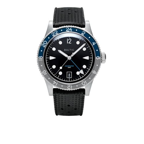 Aquascaphe Gmt Automatic Black Dial Mens Watch AQUASCAPHEGMTGREY