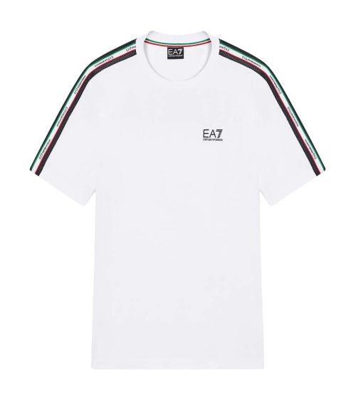 White Logo Crew Neck T-Shirt