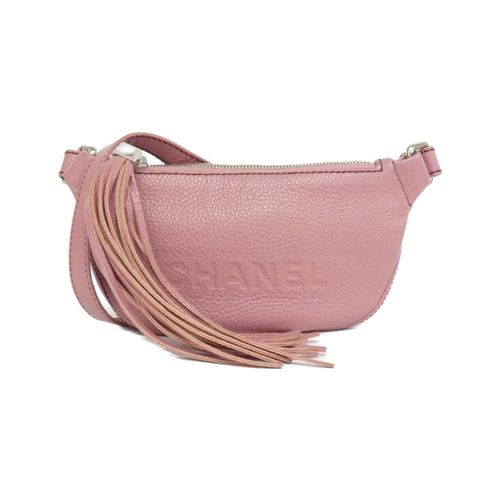 Chanel Pink Leather Shoulder Bag Pre-Owned