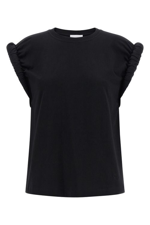 Curled Sleeve T-Shirt