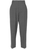 Pleated tailored trousers - Grey