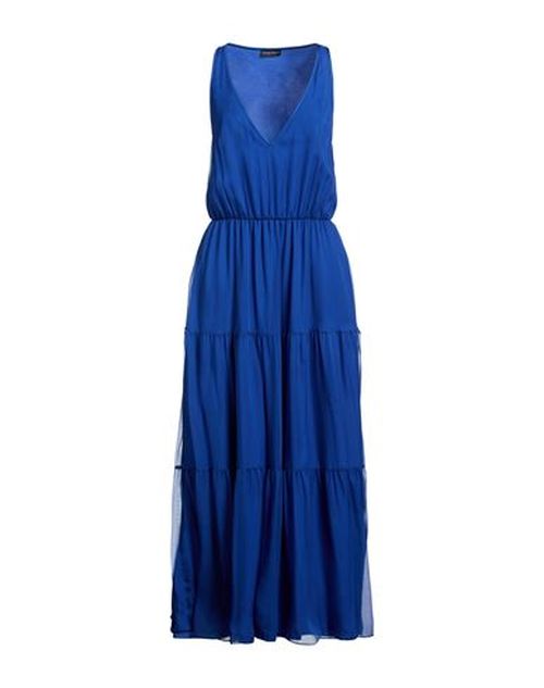 Woman Maxi dress Blue Size 6 Silk