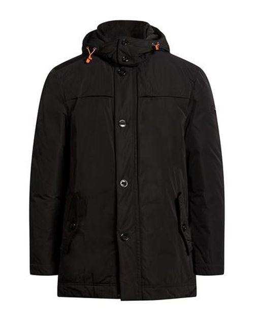 Man Puffer Black Size 40 Polyester