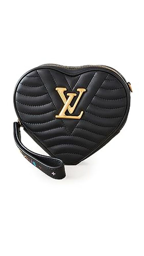 Louis Vuitton Women's Pre-Loved New Wave Heart Crossbody Bag, Calfskin, Black, One Size