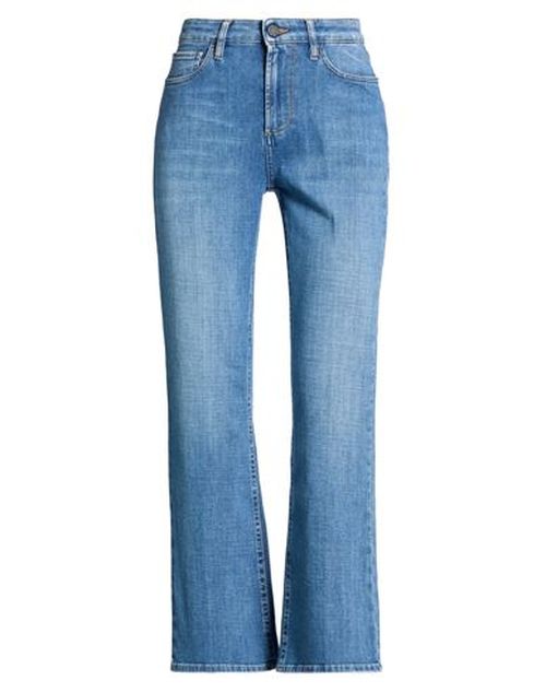 Woman Jeans Blue Size 24 Cotton, Elastomultiester, Elastane