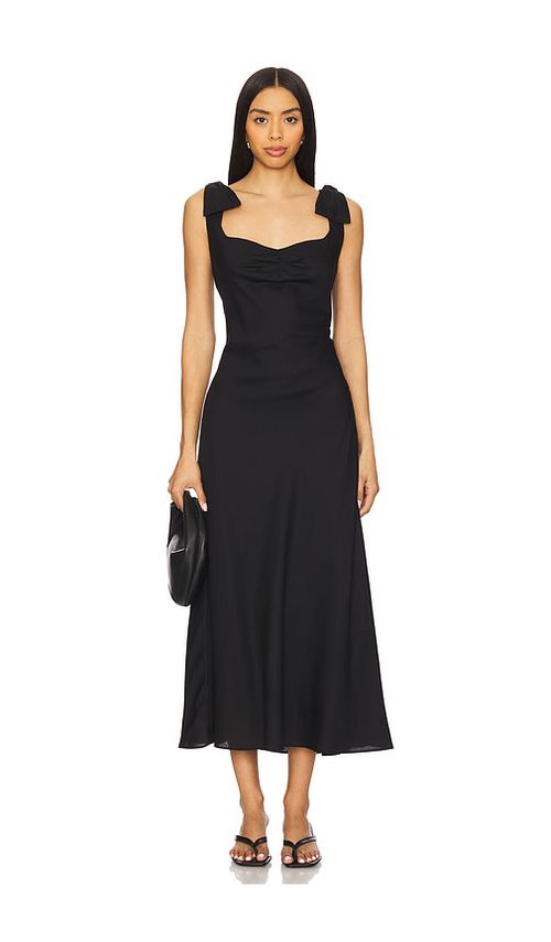 ASTR the Label MIDI-KLEID DRESS in Black. Größe XS. Also in