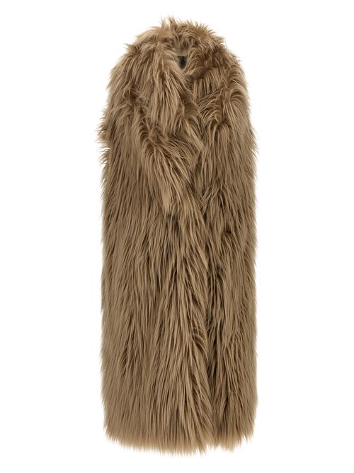 B&B COUTURE Beige Modal Women's Coat