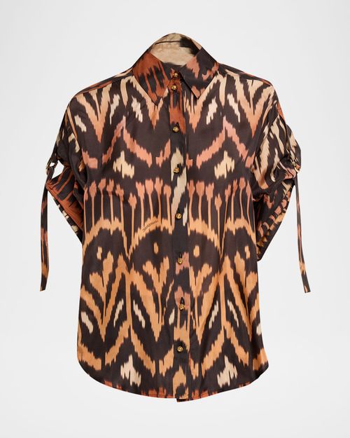 Aster Ikat Relaxed Shirt