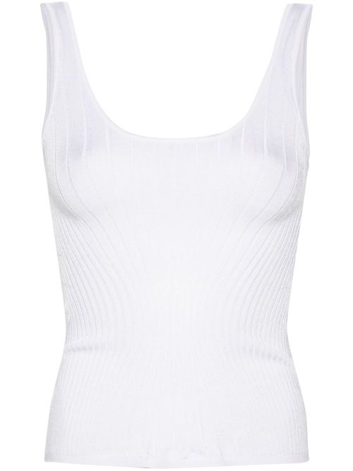 Knit tank top - White