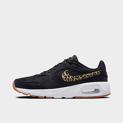 Women's Air Max SC SE Casual Shoes in Black/Animal Print/Black