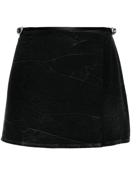 Voyou Denim Wrap Skirt