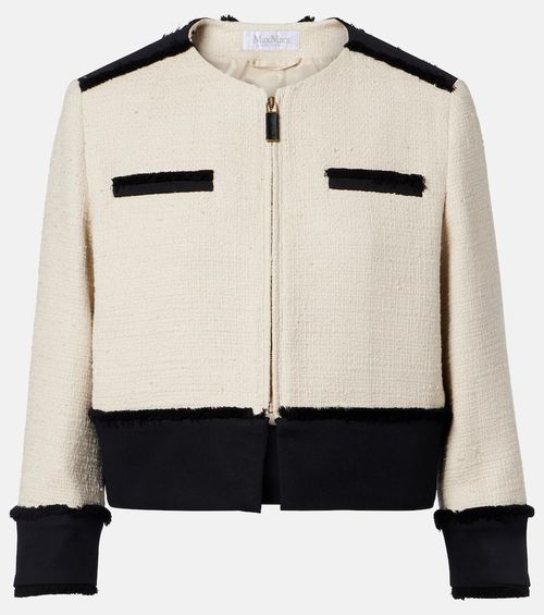 Pagaia cotton and linen-blend jacket