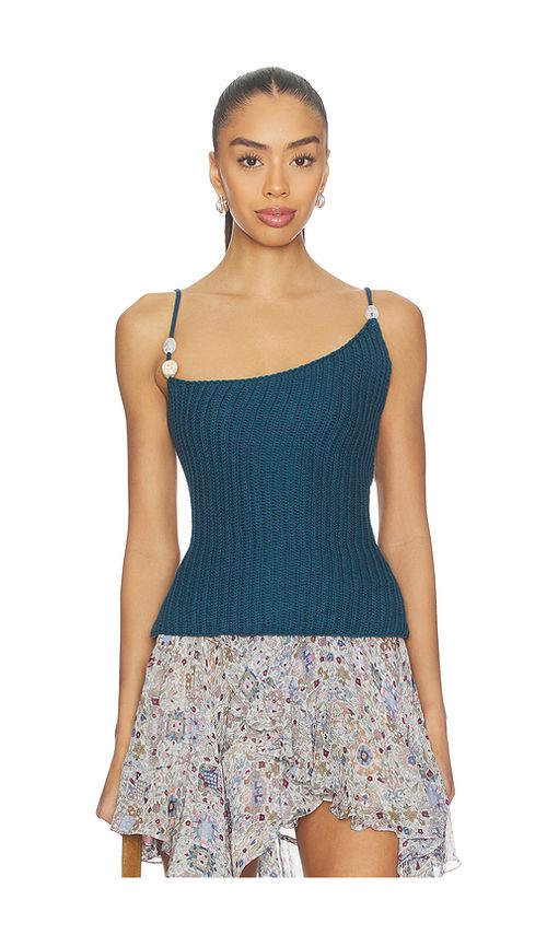 SNDYS OBERTEIL DESI OPEN BACK in Teal. Größe M. Also in L, S, XL, XS
