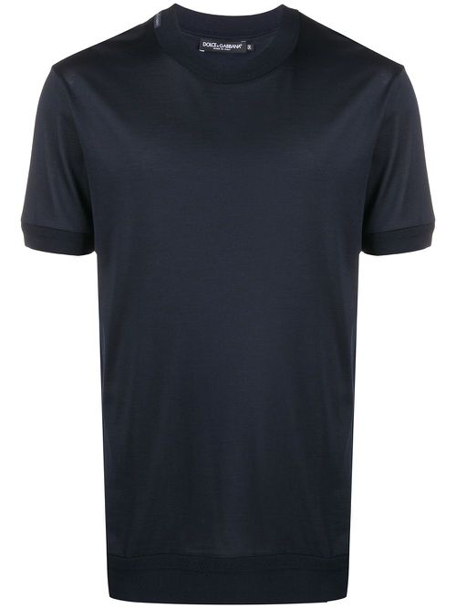 Logo patch T-shirt - Blue