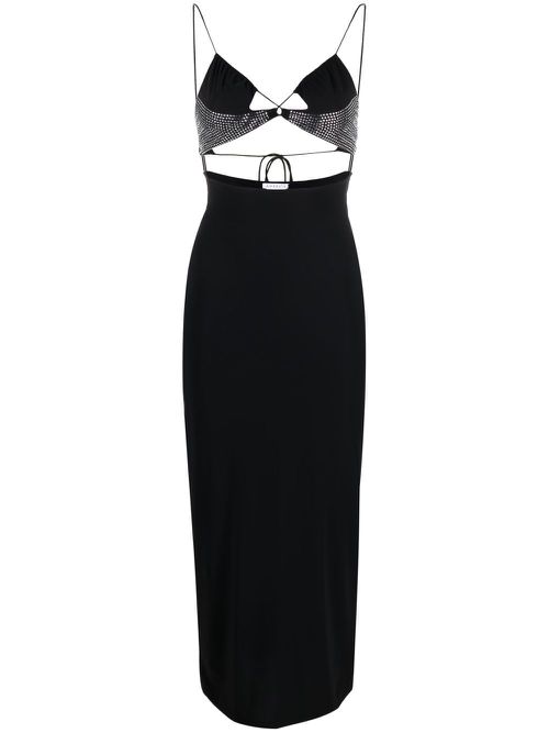Amazuìn Hailey crystal-embellished dress - Black