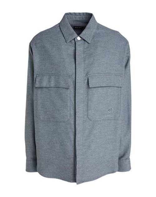 Man Jacket Grey Size 40 Cotton, Cashmere