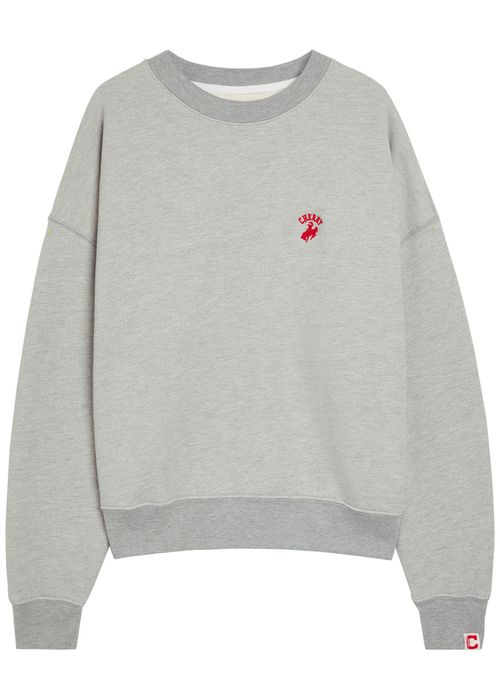 Western Athletic Logo-embroidered Cotton Sweatshirt