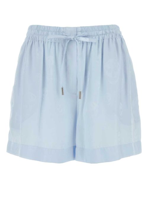 Jacquard Bermuda Shorts — Blue