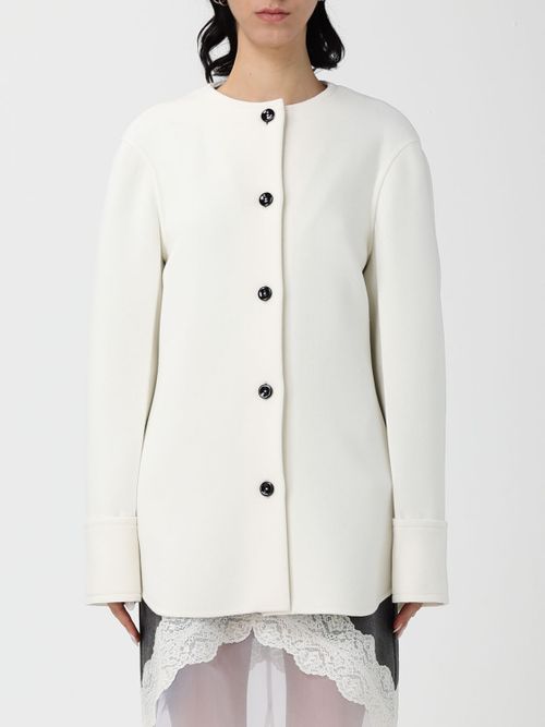 Trench Coat Woman color White