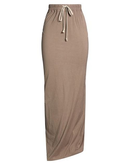 Woman Maxi skirt Taupe Size S Cotton