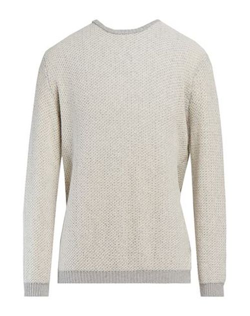 Man Sweater Light grey Size L Cashmere, Cotton