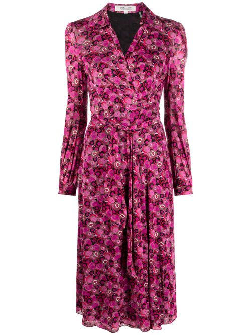 Phoenix mesh wrap dress - Black