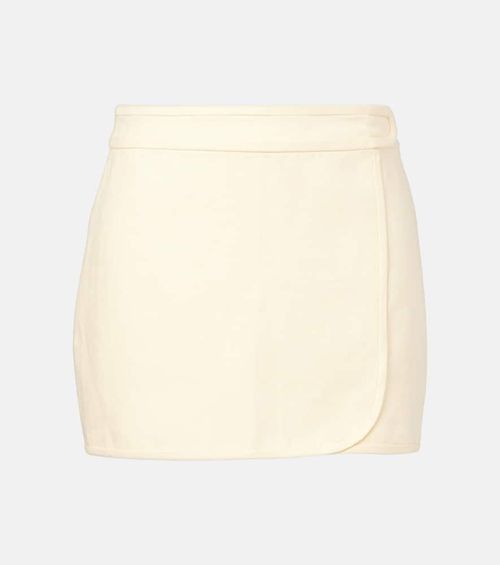 Jerry linen wrap skirt