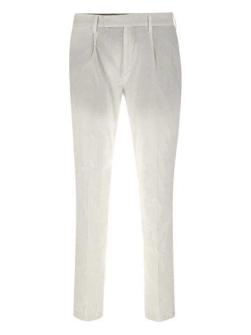 Pleated trousers - White