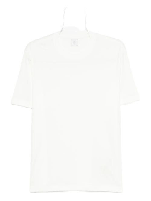 Crew-Neck Cotton T-Shirt — White
