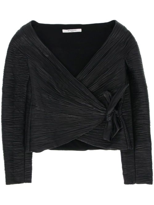 2010s pleated jacket - Black