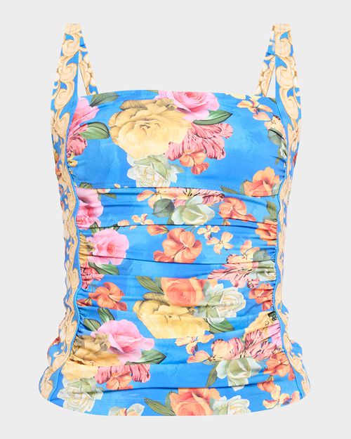 Pauline Ruched Tankini Swim Top