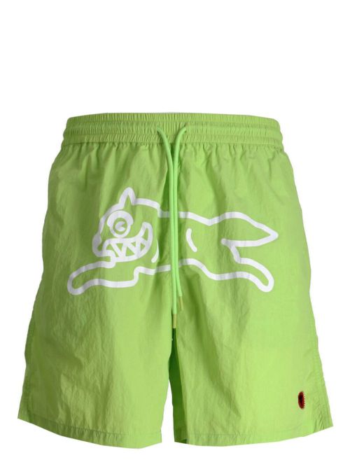 Running Dog swim shorts - Green