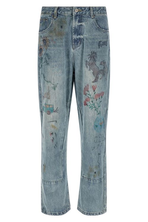 'Hand Art' Jeans