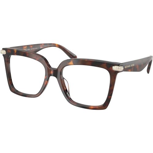 Michael Kors Mujer Michael Kors MK4191BU EXUMAS 4031 Monturas ópticas Acetato Tortuga Transparente Cuadrada Norma