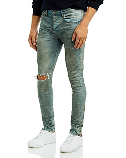 Skinny Fit Jeans in Light Dirty Wax