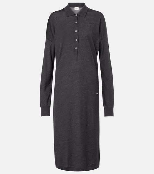 Wool and silk polo dress