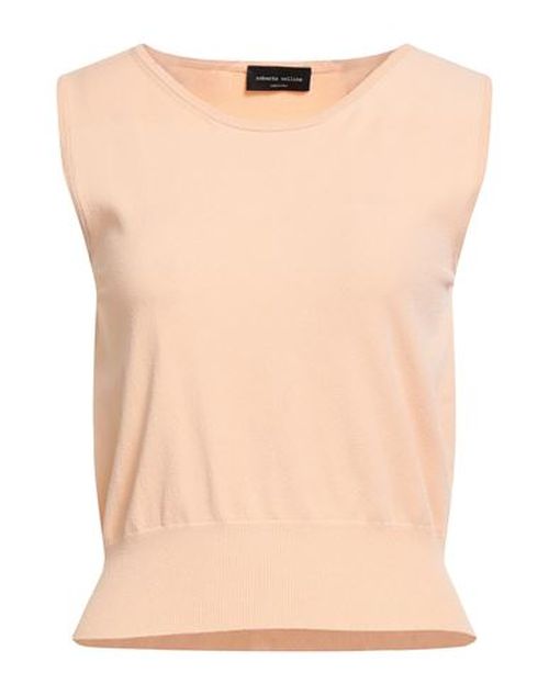Woman Top Apricot Size L Viscose, Polyester