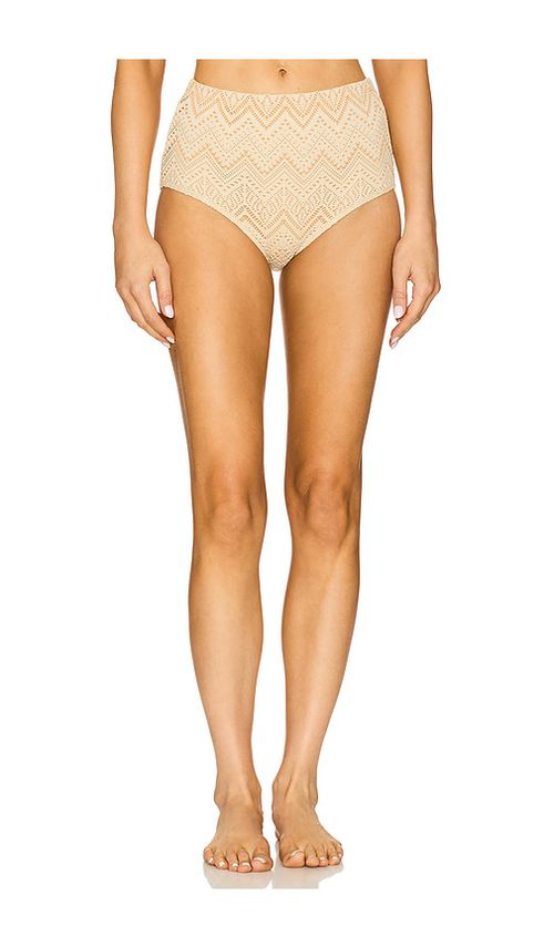 Free People x REVOLVE x free-est Crochet Billie High Waist Bottom in Beige. -  XS also in L, M