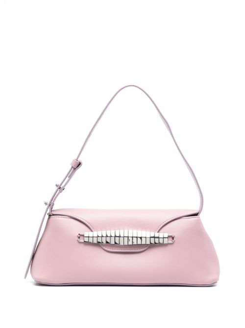 Eva snake-chain detail shoulder bag - Pink