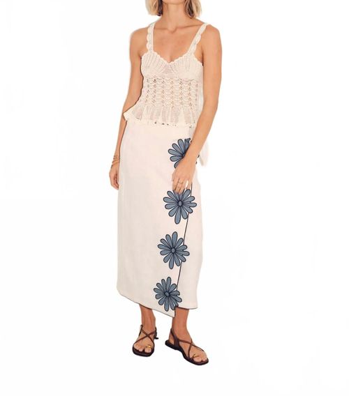 Shell Crochet Top In Ivory