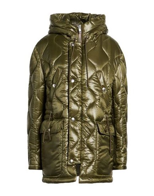 Woman Puffer Military green Size S Polyester, Polyamide, Polypropylene