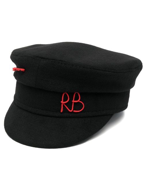 Ruslan Baginskiy | logo-embroidered baker boy cap - Black  display picture 1