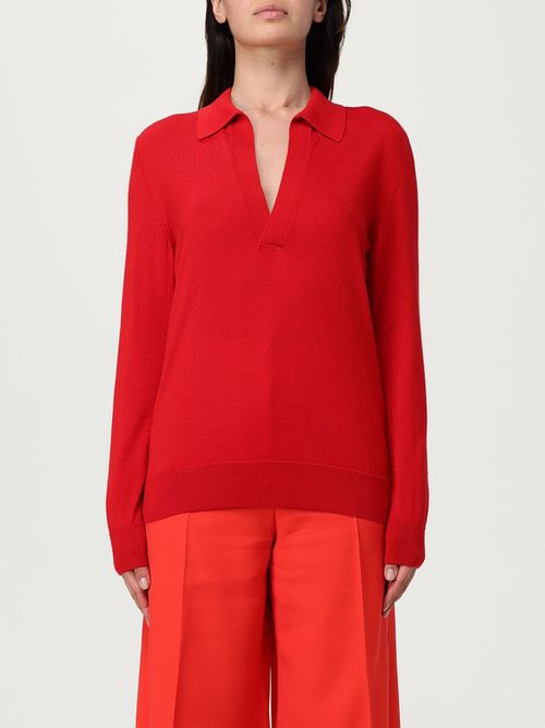 Polo Shirt Woman color Red
