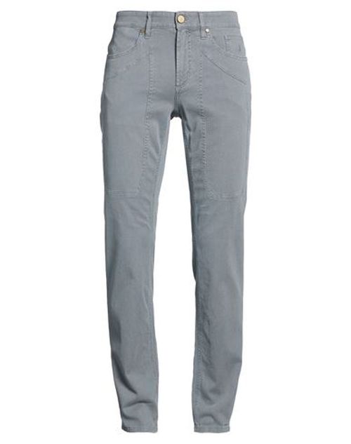 Man Pants Grey Size 32 Cotton, Lyocell, Elastane